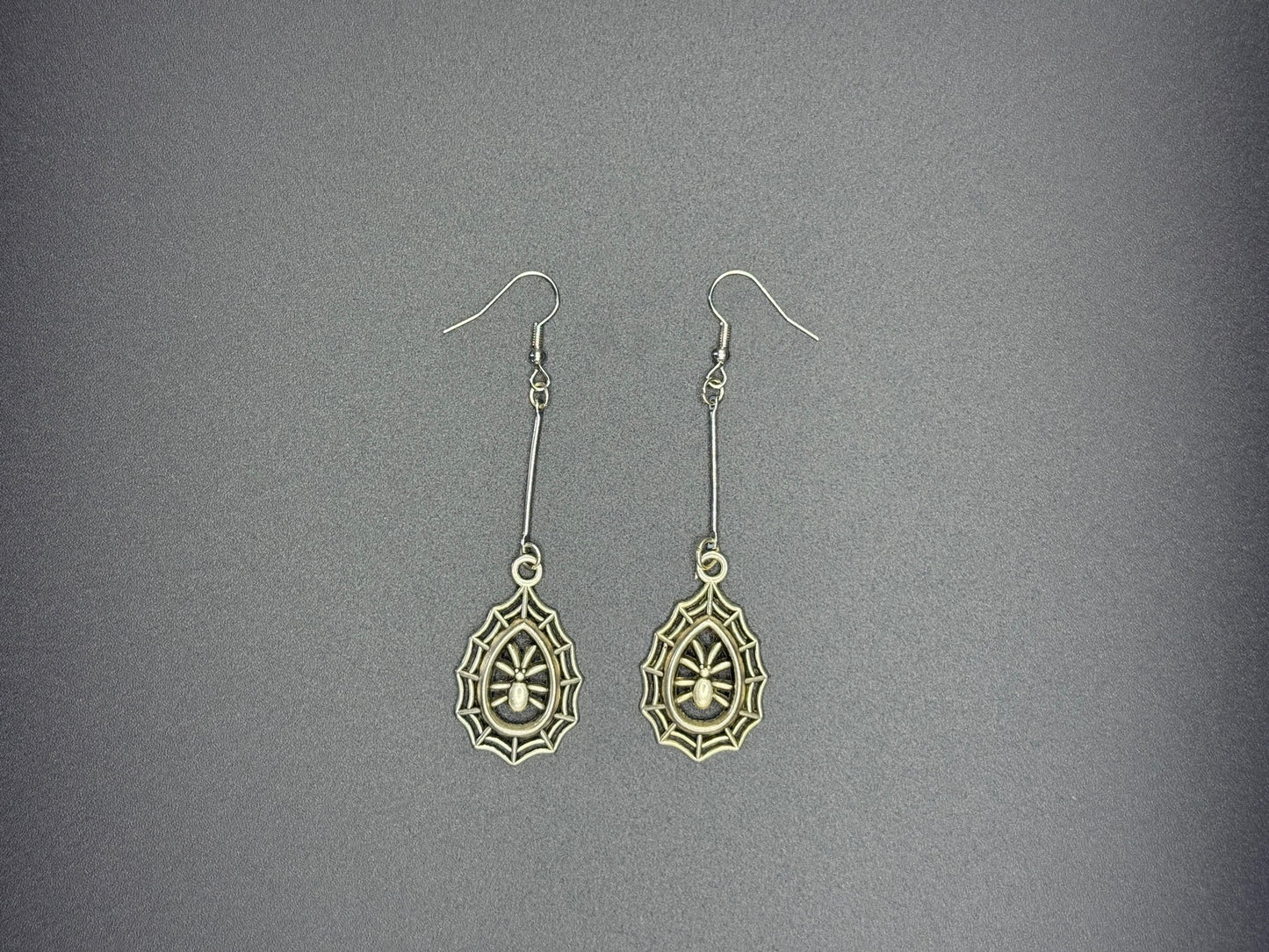 Boucles d’oreilles toiles d’araignées